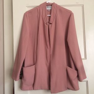 Blush oversized formal blazer